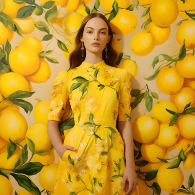 Varios motivos de limones amarillos 3 de Kurt Heppke