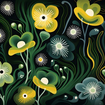 formas abstractas contemporáneas Marimekko 1 de Kurt Heppke