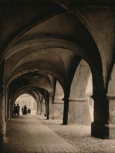 Goritz - Arcadas en la plaza del mercado de Kurt Hielscher
