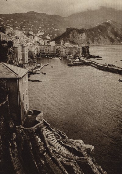 Italia: Camogli, Riviera (foto b/n) de Kurt Hielscher