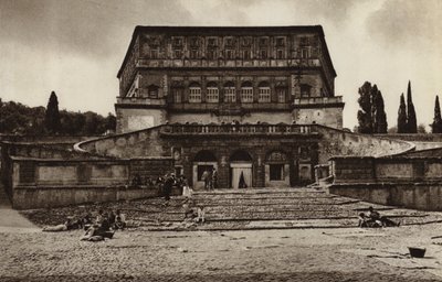 Italia: Caprarola, Palazzo Farnese (foto b/n) de Kurt Hielscher