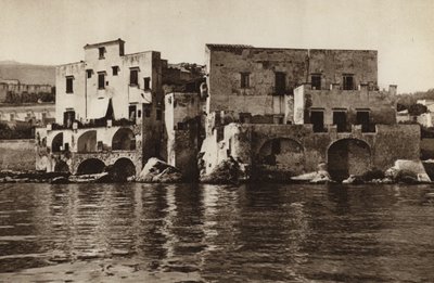 Italia: En Ischia Ponte (foto b/n) de Kurt Hielscher