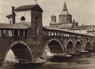 Italia: Pavía (foto en blanco y negro) de Kurt Hielscher
