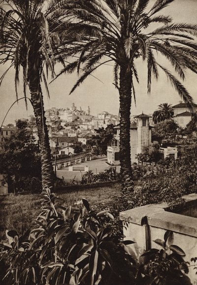 Italia: Porto Maurizio, Riviera (foto b/n) de Kurt Hielscher