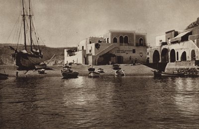 Italia: S Angelo, Ischia (foto b/n) de Kurt Hielscher