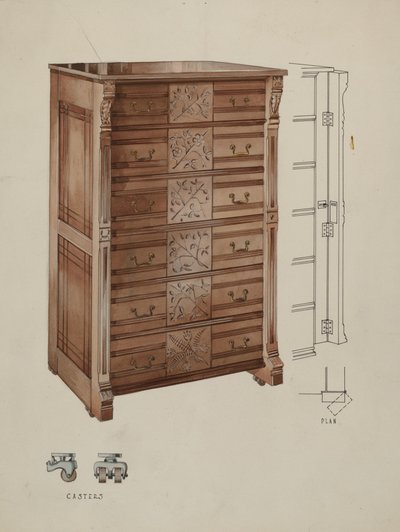Highboy, c. 1936 de Kurt Melzer