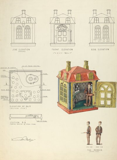 Banco de juguete, 1935-1942 de Kurt Melzer