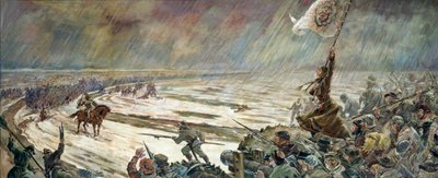 La Batalla de Hemmingstedt, siglo XX de Kurt Michael Voutta