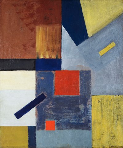 Composición abstracta, 1923-1924 de Kurt Schwitters