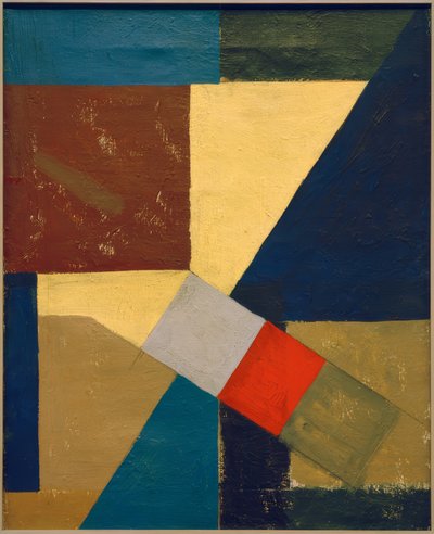 Composición abstracta de Kurt Schwitters