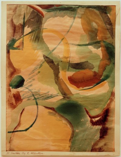 Aq. 12 Abstracción de Kurt Schwitters