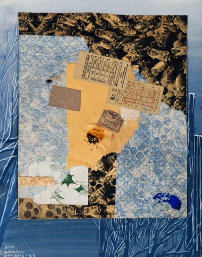 Boletos de autobús, 1944 de Kurt Schwitters