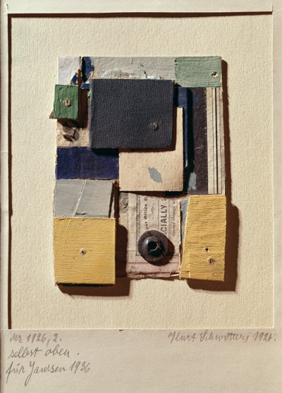 Collage, 1936 de Kurt Schwitters