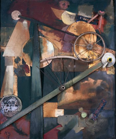 Construcción para damas nobles (Konstrucktion edle fur Frauen) de Kurt Schwitters