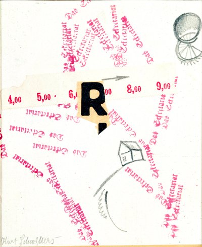 Das Sekretariat (El Secretariado) Técnica mixta de Kurt Schwitters (1887-1948) siglo XX Londres, Lord Gallery de Kurt Schwitters