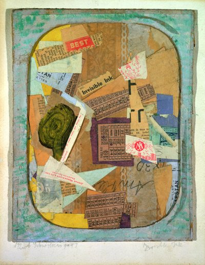 Tinta invisible, 1947 de Kurt Schwitters