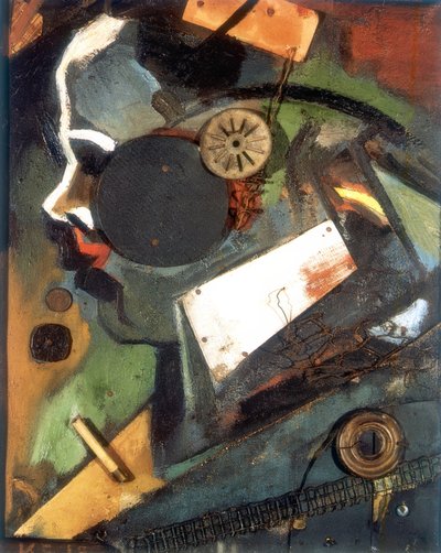 Merzbild 1A (El doctor) de Kurt Schwitters