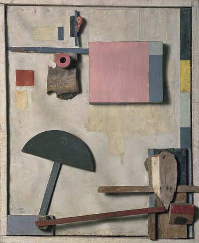 Merzbild Kijkduin, 1923 de Kurt Schwitters