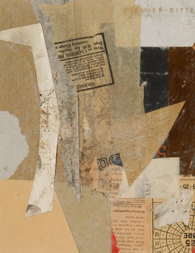 Mier Bitte, 1946 de Kurt Schwitters