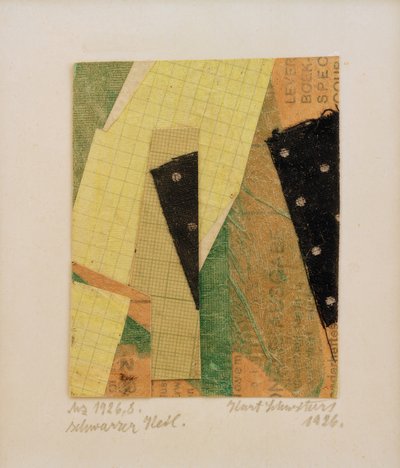 Mz 1926,8, cuña negra de Kurt Schwitters