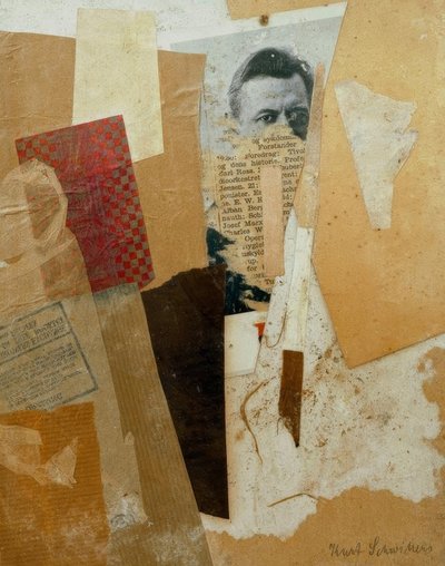 Sin título (Con retrato temprano de Kurt Schwitters) de Kurt Schwitters