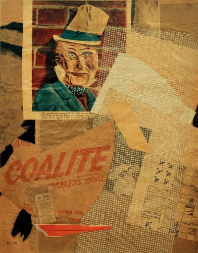 Sin título (W.C. Fields) de Kurt Schwitters