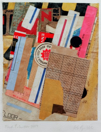Fuera de rojo de Kurt Schwitters