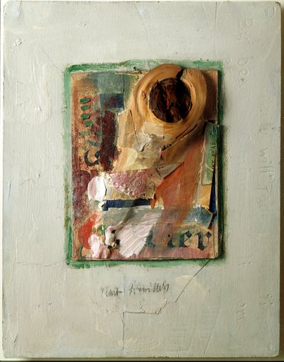 Pera. Collage de Kurt Schwitters (1887-1948) 1938 Colección privada de Kurt Schwitters