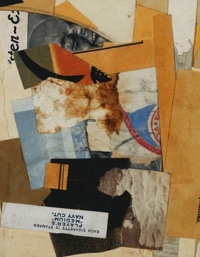 Players "Medium" Navy Cut, 1935 de Kurt Schwitters