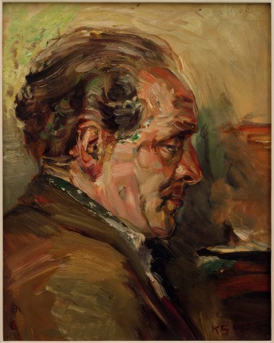 Retrato del escultor Charoux de Kurt Schwitters