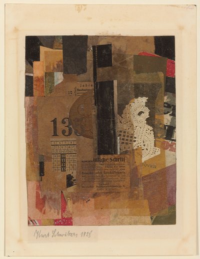 Sin título de Kurt Schwitters
