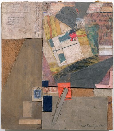 Bandera de la YMCA, Gracias, Ambleside, 1947 de Kurt Schwitters