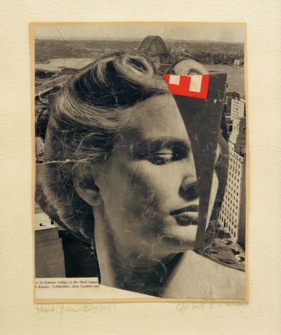 Mitad izquierda de una belleza de Kurt Schwitters