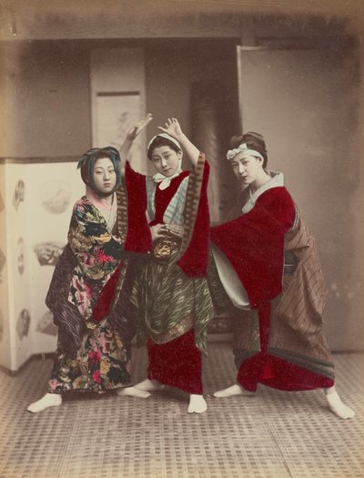 Fiesta de Baile, c.1880 de Kusakabe Kimbei