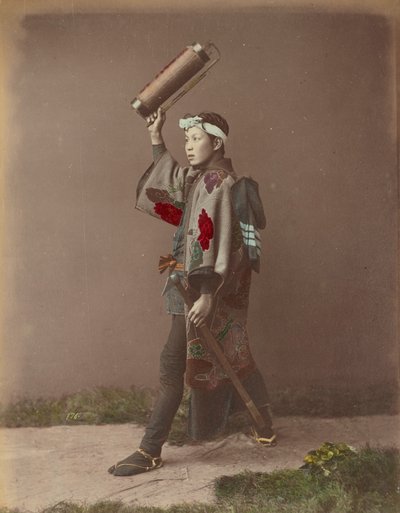 Hombre de fuego de Kusakabe Kimbei