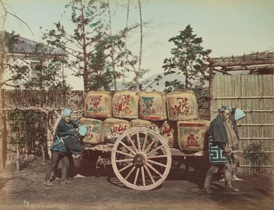 Carro de carga de Kusakabe Kimbei