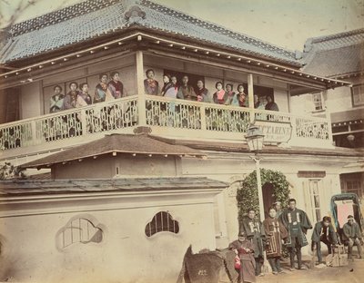 [Casa Geisha] de Kusakabe Kimbei