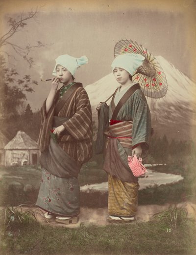 Viajeros Japoneses, c.1880 de Kusakabe Kimbei