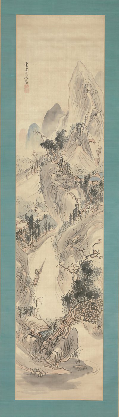 Paisaje, siglo XVIII-XIX de Kushiro Unsen