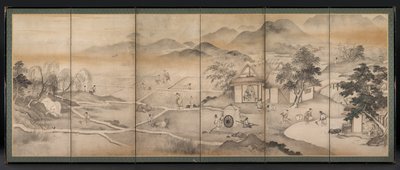 Emperor Yao Visiting Yu Chonghua de Kusumi Morikage