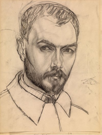 Autorretrato, c. 1913 de Kuzma Sergeevich Petrov Vodkin