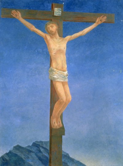 La crucifixión, 1923 de Kuzma Sergeevich Petrov Vodkin