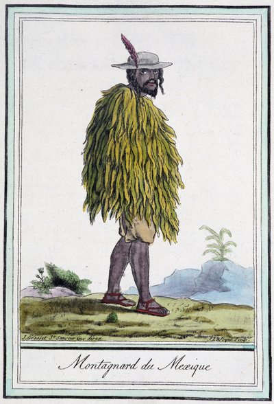 Montañés de México - en "Encyclopedia of Travels" de J. Grasset St Sauveur, ed. París de L.F. Labrousse