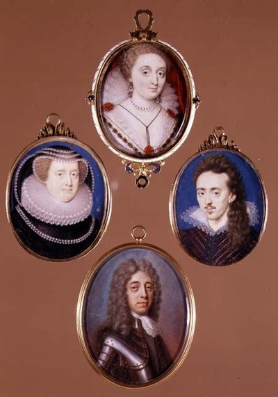 William, 2º Lord Grey de Rolleston y 6º Barón North, Dama de la familia North y Dudley, 3º Lord North de L.I. and Hoskins J. Arlaud