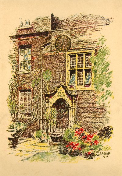 Staple Inn, Londres, 1924 de L. A. Hayes