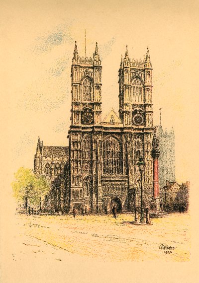 Abadía de Westminster, 1924 de L. A. Hayes