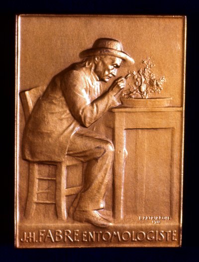 Jean Henri Fabre, entomólogo francés, 1911 de L. Patriarche