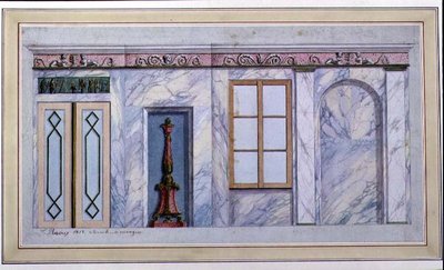 Diseño para un comedor imperial de L. Raoux