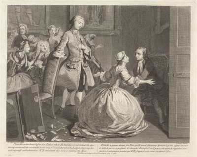 Ilustraciones de "La vida de Pamela", de Samuel Richardson, ilustradas por Joseph Highmore de L. Truchy