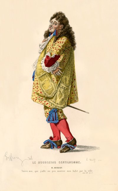 Monsieur Jourdain, 1868 de L. Wolff